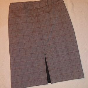Samantha Stretch Skirts - Samantha Stretch Front Slit Plaid Pencil Skirt Samantha Stretch Skirts - Samantha Stretch Front Slit Plaid Pencil Skirt